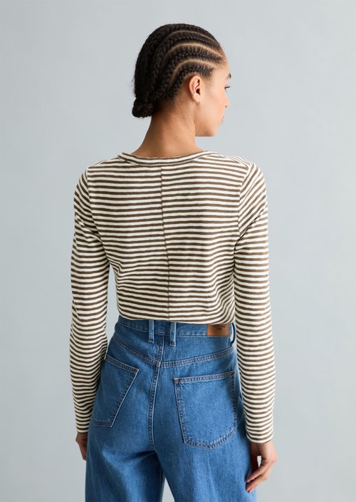 Longsleeve regular — Dark Brown