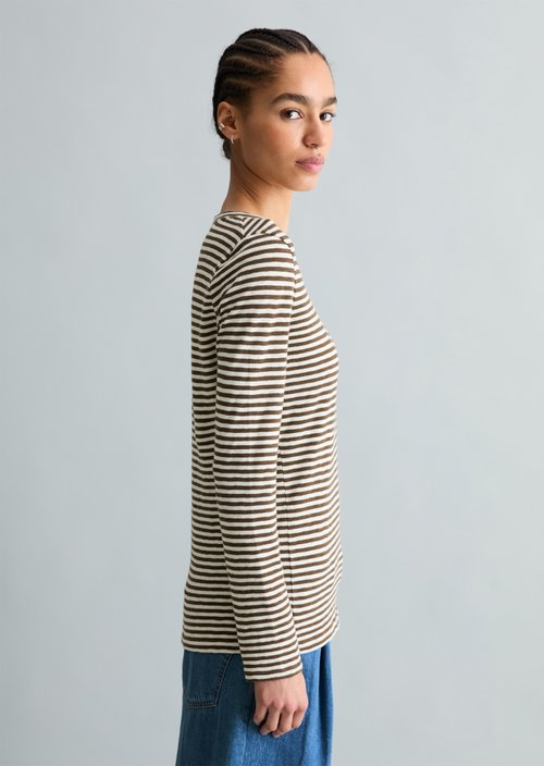 Longsleeve regular — Dark Brown