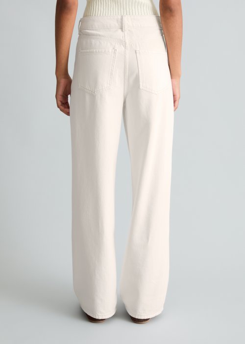 Jeans model Tomma wide — White