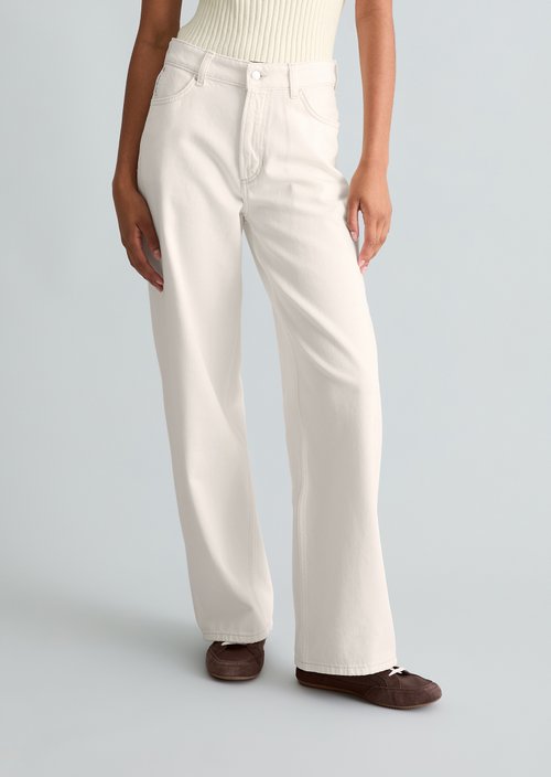 Jeans model Tomma wide — White