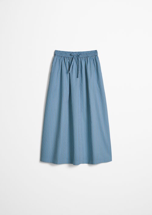 Regular striped skirt — Light Blue