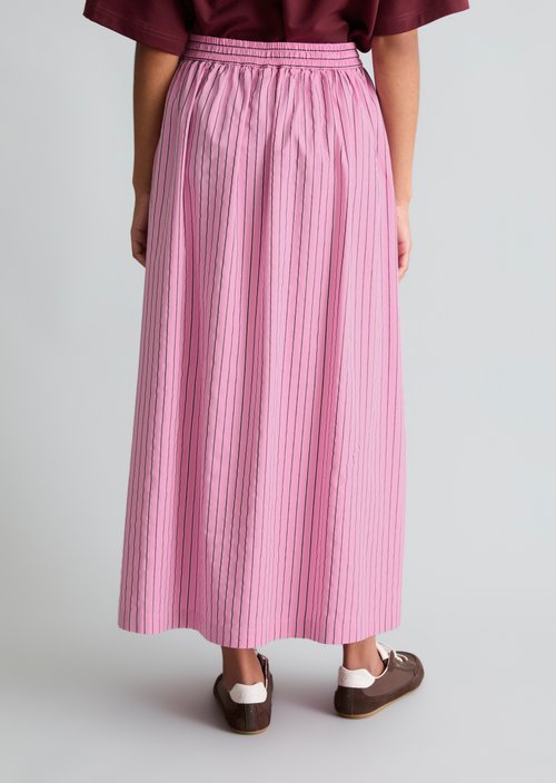 Regular striped skirt — Light Pink
