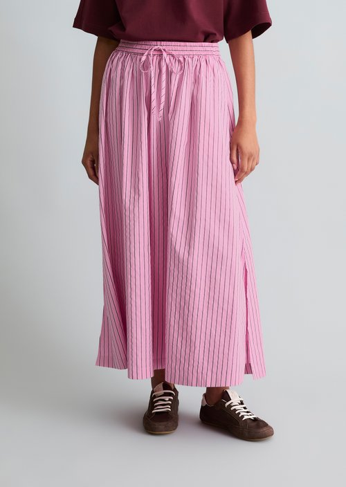 Regular striped skirt — Light Pink