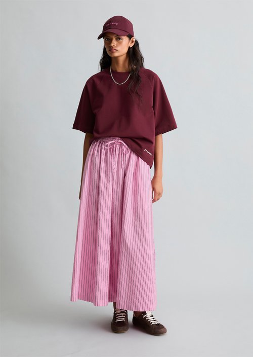 Regular striped skirt — Light Pink