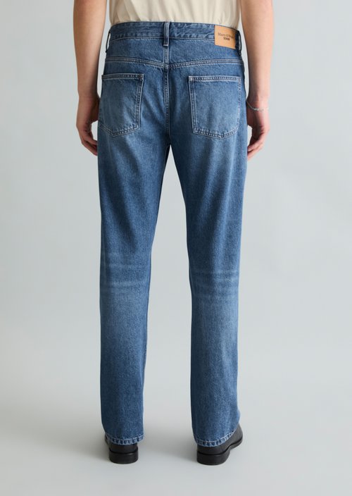 Jeans model Sverre straight — Medium Blue (alternate view)