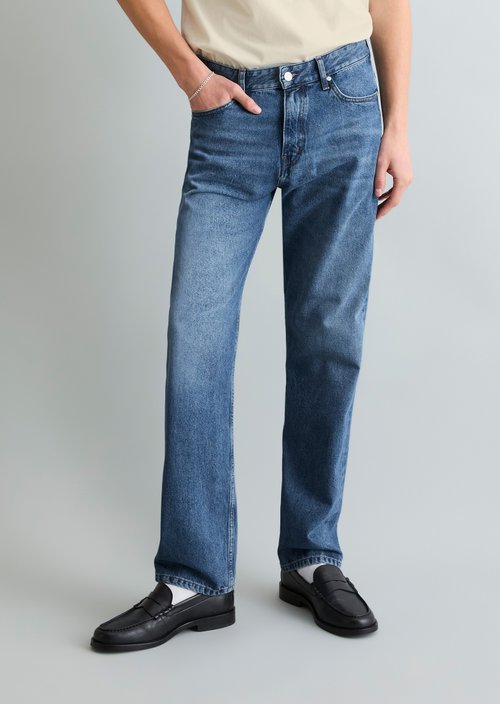 Jeans model Sverre straight — Medium Blue