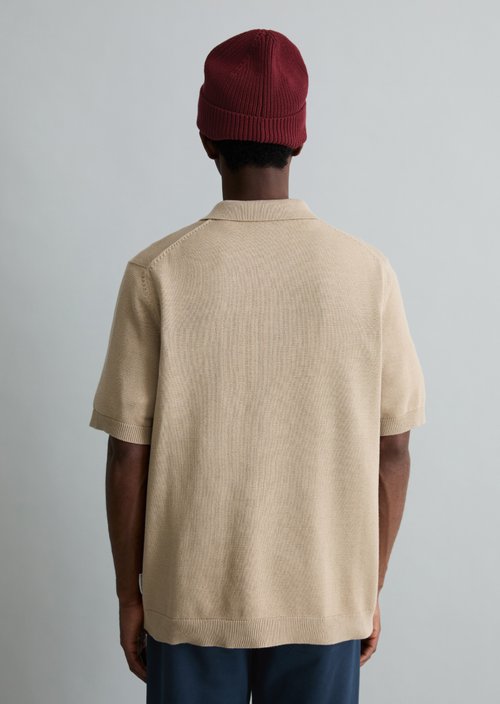 Regular knit polo shirt — Pure Cashmere