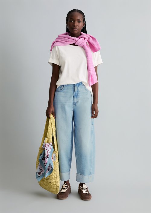 DfC T-Shirt regular — Silky White