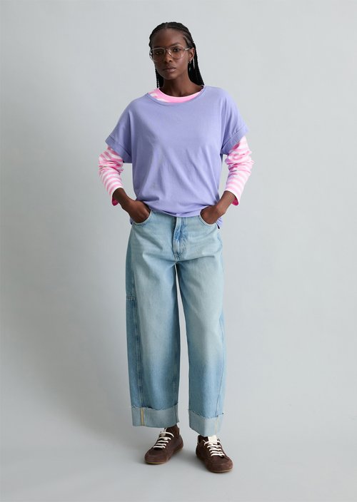 DfC T-Shirt regular — Soft Hibiscus