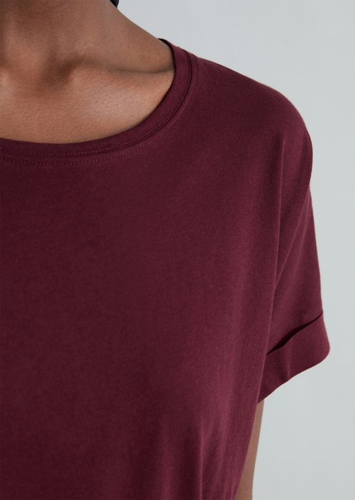DfC T-Shirt regular — Merlot Red