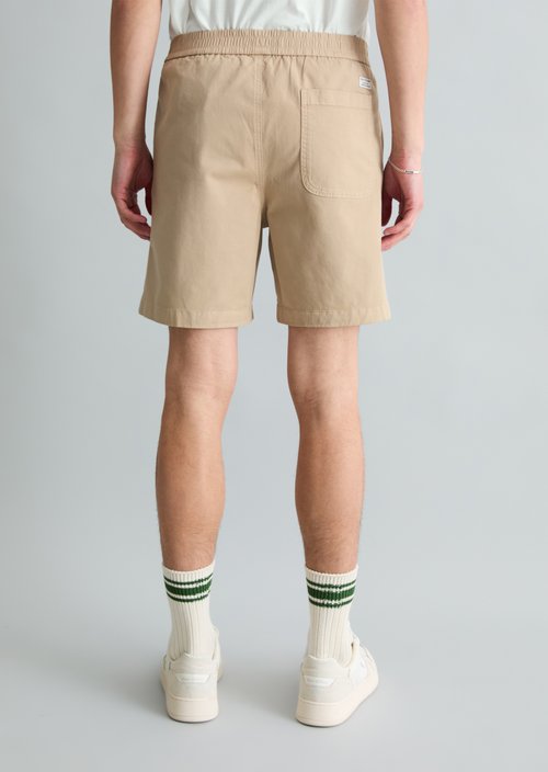 Twill jogger shorts regular — Pure Cashmere