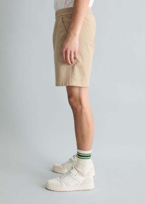 Twill jogger shorts regular — Pure Cashmere