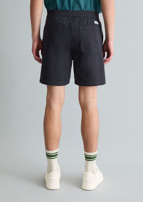 Twill jogger shorts regular — True Navy
