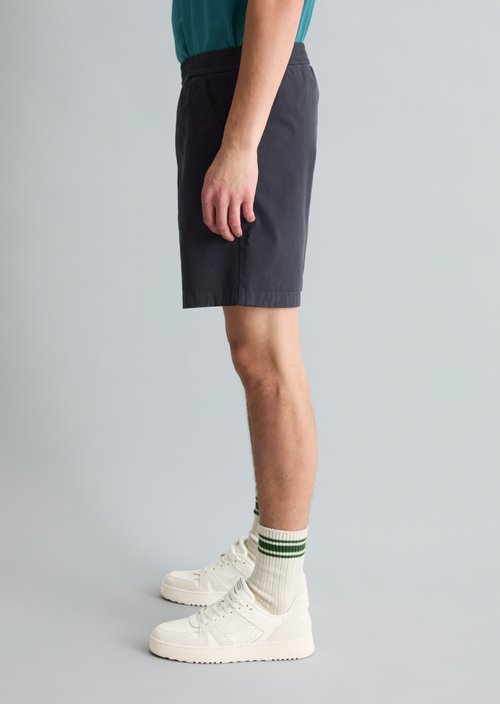 Twill jogger shorts regular — True Navy