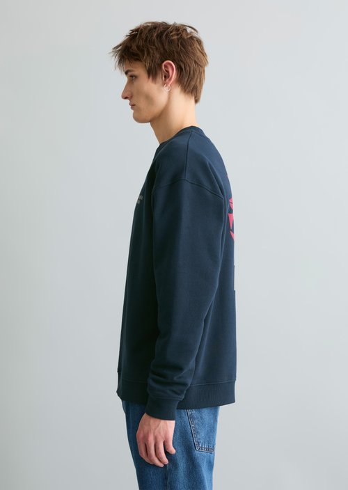 Relaxed sweatshirt — Navy Teal
