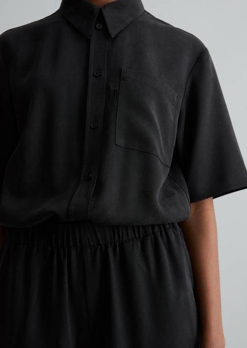 Jumpsuit relaxed Black in detailaanzicht