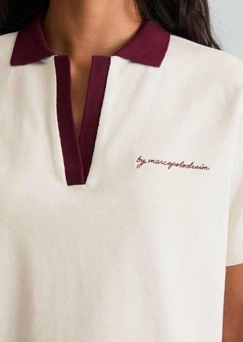 Relaxed polo shirt — Offwhite