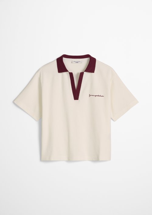 Relaxed polo shirt — Offwhite
