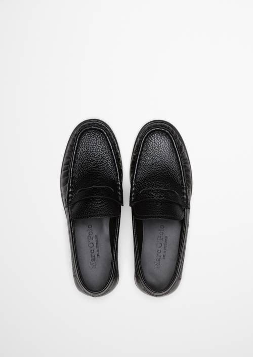 Penny-Loafer Model Fiona Black in Ansicht von oben