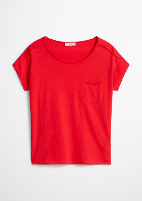 Relaxed-fit T-shirt — Carmine Red