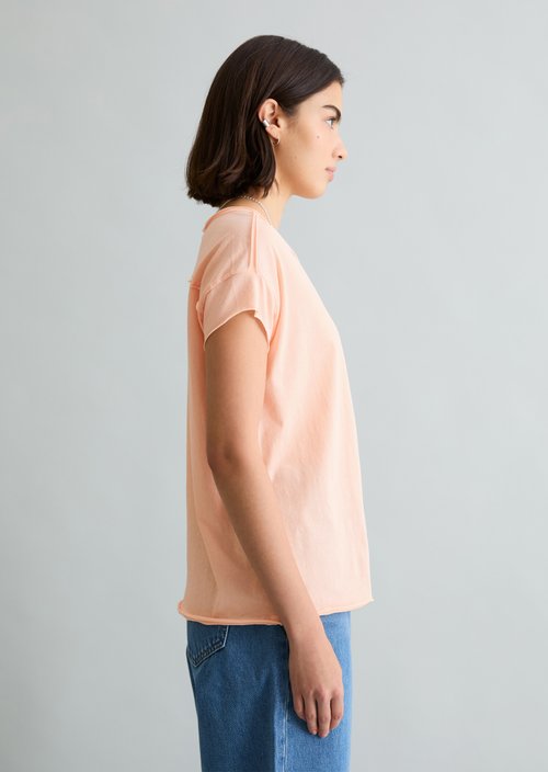 Relaxed-fit T-shirt — Peony Pink