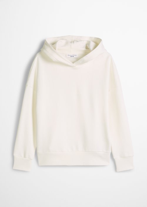 Regular-Fit Hoodie — Silky White