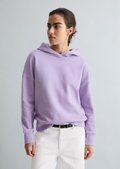 Regular-Fit Hoodie with cuddly inside - violet | Hooded sweaters