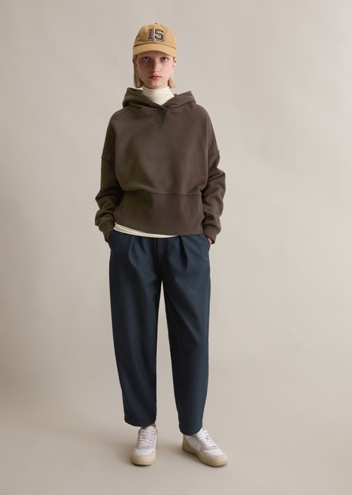 Hoodie relaxed — Black Espresso