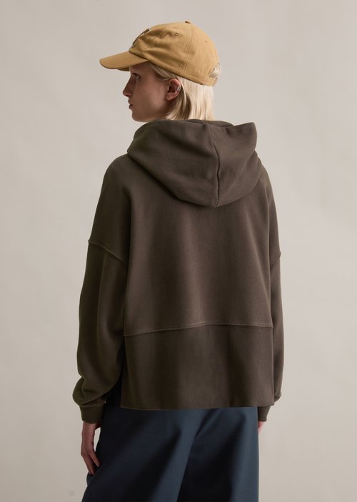 Hoodie relaxed — Black Espresso