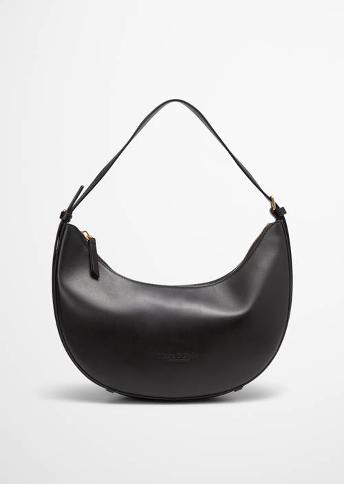 Borsa a tracolla piccola in pregiata pelle bovina nero Borse a