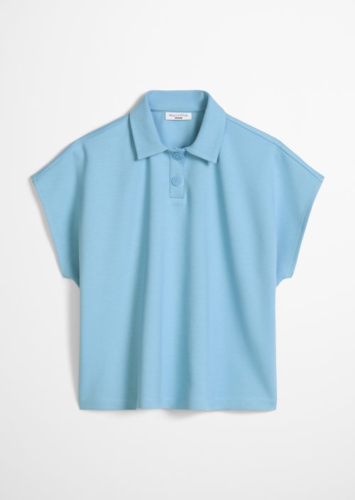 Polo shirt wide — Blue Dawn