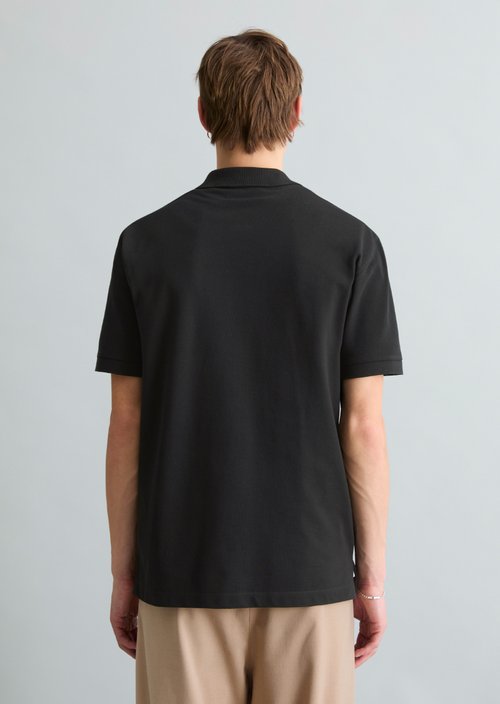 Polo shirt jersey regular — Black
