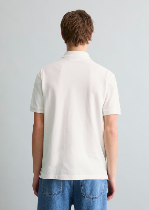 Polo shirt jersey regular — Silky White