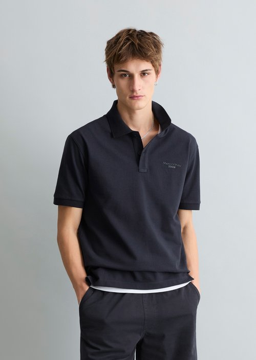 Polo shirt jersey regular — True Navy