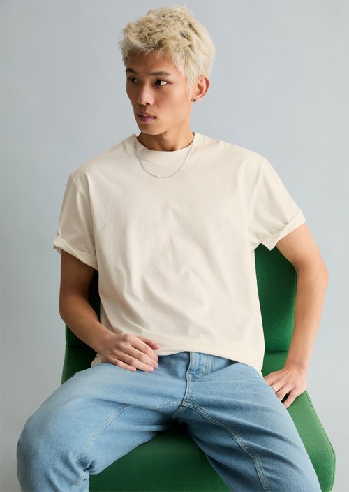 Relaxed T-shirt — Silky White