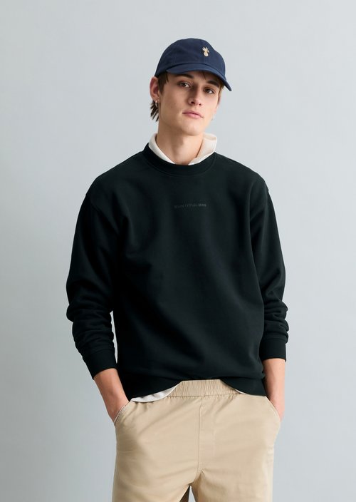 Relaxed sweatshirt — Black
