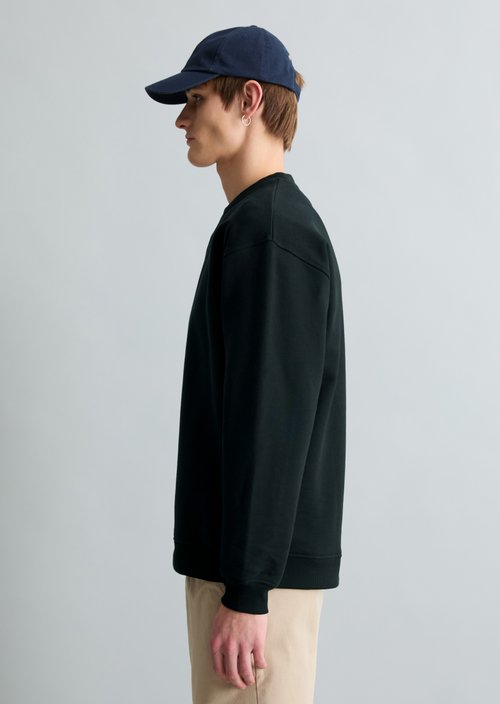 Relaxed sweatshirt — Black
