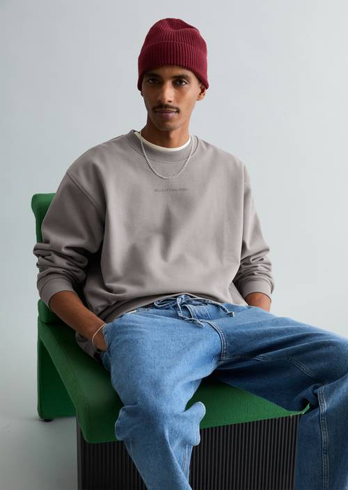 Relaxed sweatshirt Grey Eternity in front view