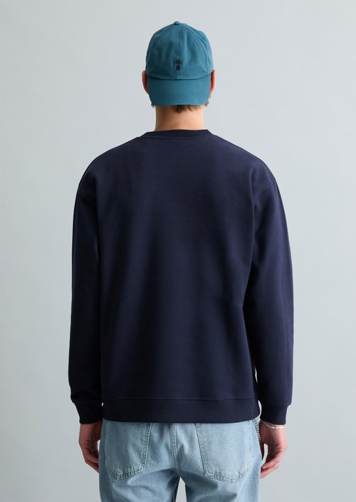 Relaxed sweatshirt — True Navy