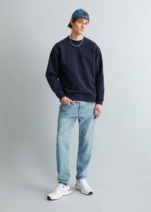 Relaxed sweatshirt — True Navy