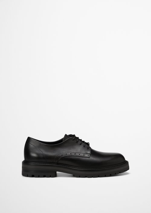 Derby lace-up — Black