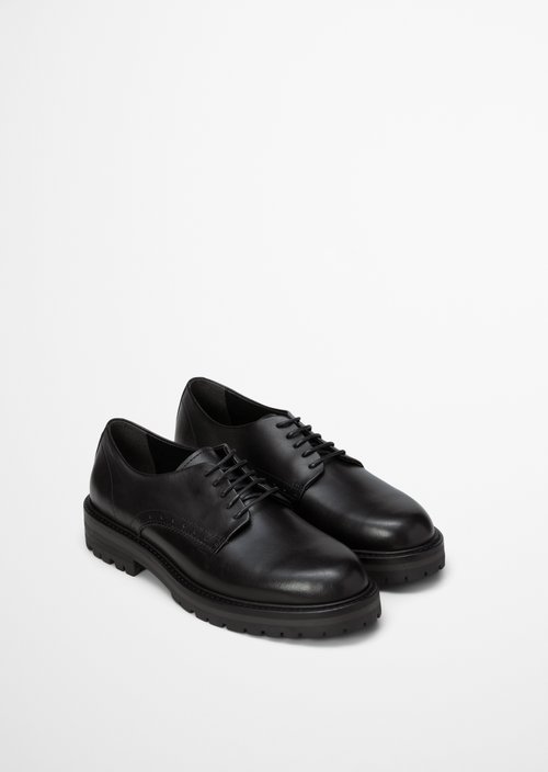 Derby lace-up — Black