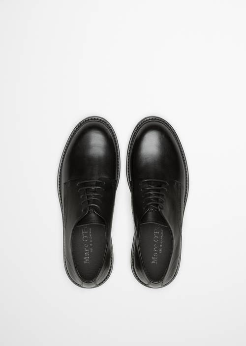 Derby-Schnürer Black in Ansicht von oben