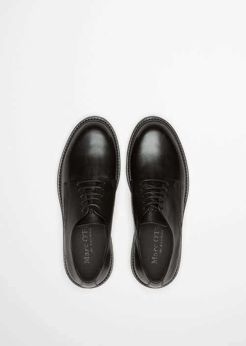 Derby lace-up — Black