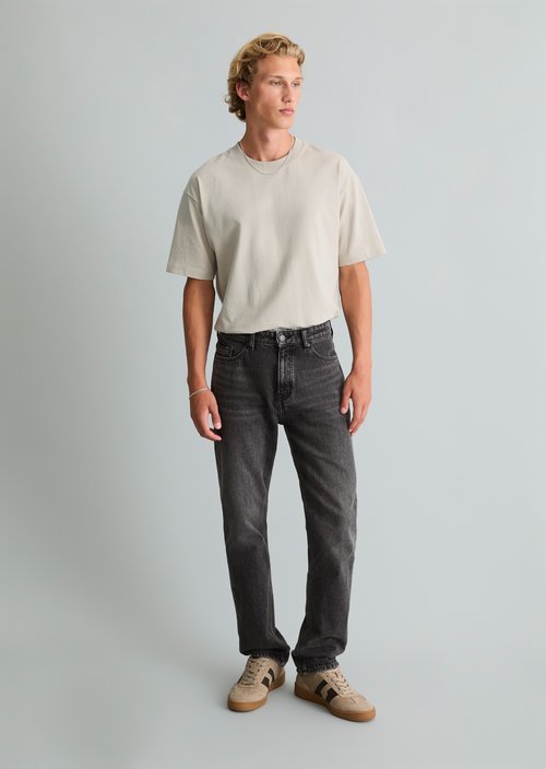 Jeans model Sverre straight — Medium Grey