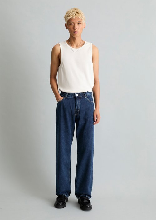 Jeans model Sten wide — Dark Blue