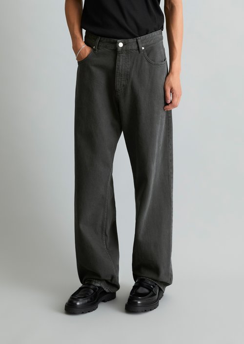 Jeans model Sten wide — Dark Green
