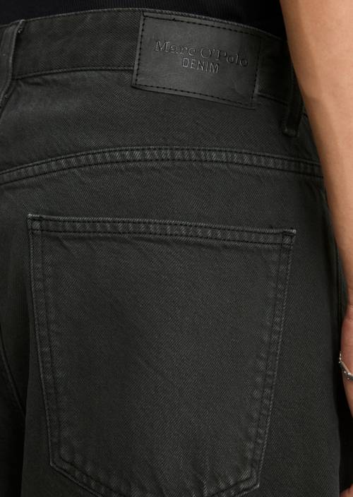 Jeans Model Sten wide Dark Green in Detailansicht