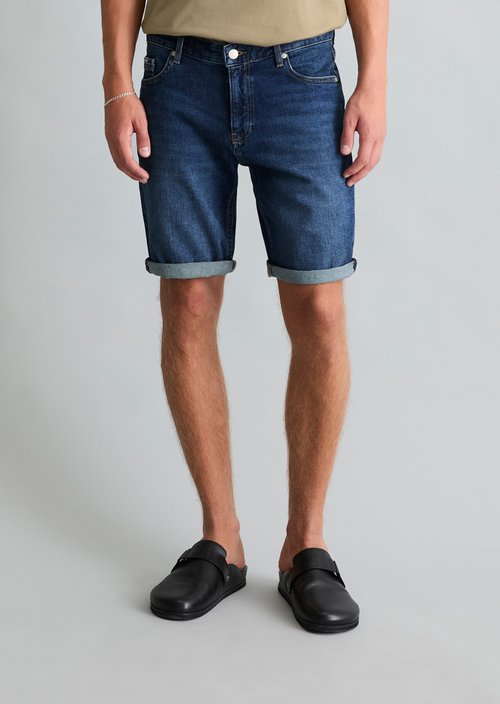 Jeans shorts model Mats tapered — Dark Blue