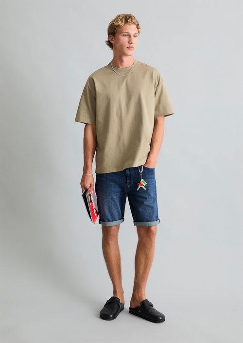 Jeans shorts model Mats tapered — Dark Blue